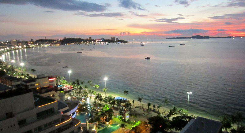 Pattaya beach bay