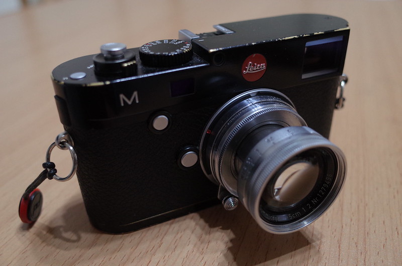 Summicron 50mm f2 0+Leica M TYP240外観正面左側