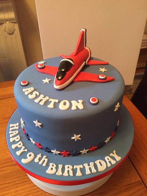 For a Red Arrows Fan by Jo Hyde of Daisy May's Cakes & Bakes