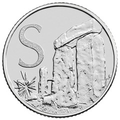 Stomehenge 10 pence coins