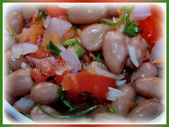 Dish with steamed groundnut of Arachis hypogaea (Groundnut, Peanut, Earthnut, Monkey Nut, Kachang Goreng/Tanah in Malay), 10 Jan 2018