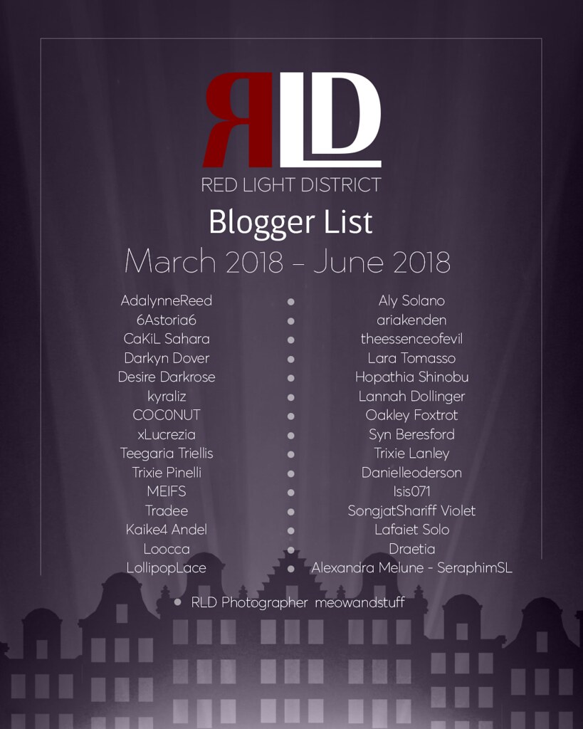 RLD Blogger List  –  March to June