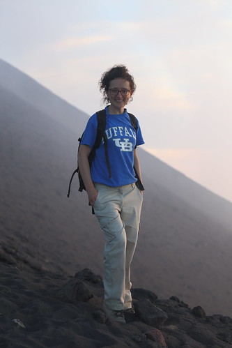Dr Teresa Ubide - field studies at Mount Etna