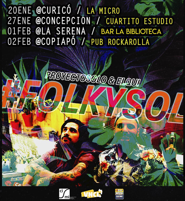 Proyectosolo y Elqui anuncian la gira #FOLKYSOL