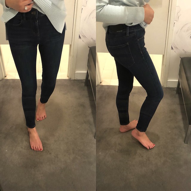 Ann Taylor Modern All Day Skinny Jeans in Mariner Wash, size 25/0P