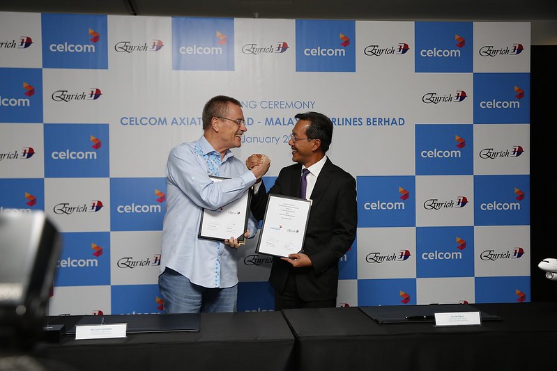 Kerjasama Celcom & Malaysia Airlines Tambah Baik Gaya Hidup Digital