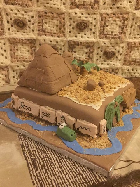 Egypt Pyramid Cake by Lisa Moultrie