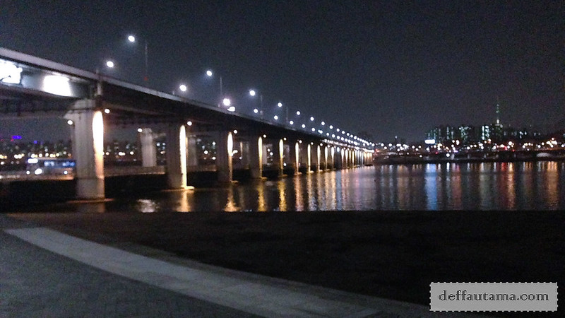 5 hari di Seoul - Banpo Rainbow Bridge