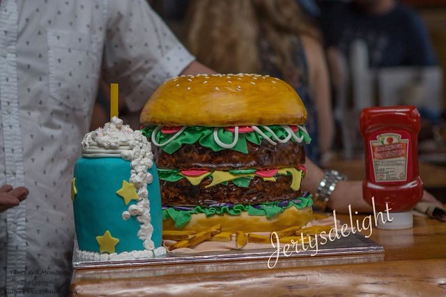 Burger Cake by Jerty Bautista