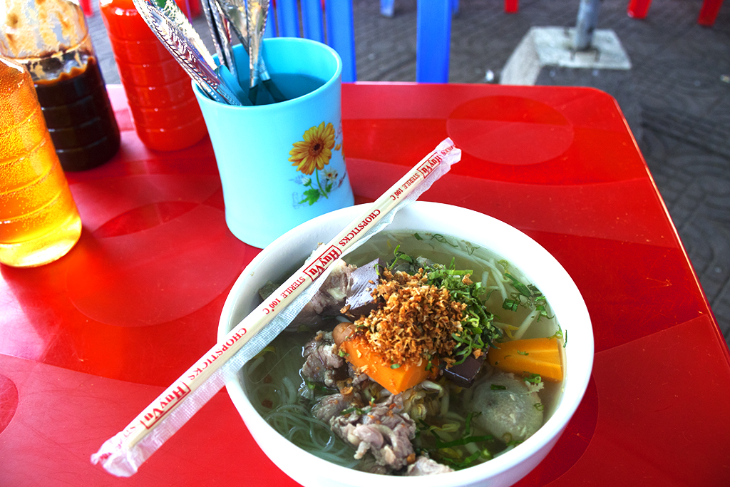 Rice noodle soup--Phnom Penh