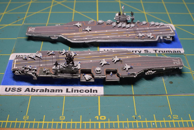 US Nimitz class Cold War Era US Modern Naval 1/2400 miniatures