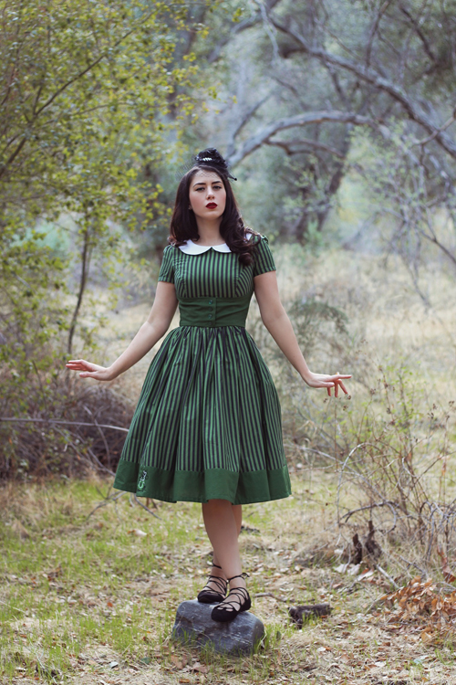 Vintage Inspired by Jackie Haunted Mansion disney bound Inspired Dress
