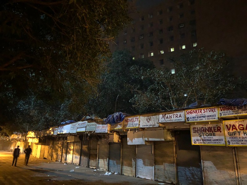 City Hangout - Janpath Flea Market at Midnight, Central Delhi