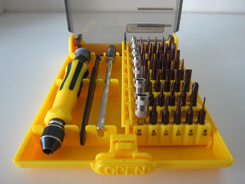 Jackyled 45-in-1 Precision Screwdriver Toolkit - Box Open