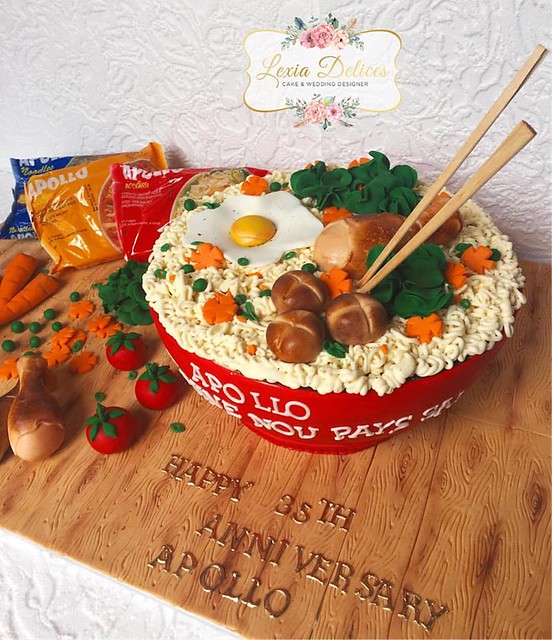Noodle Bowl Cake by Lexia Delices -Cake&Wedding Designer