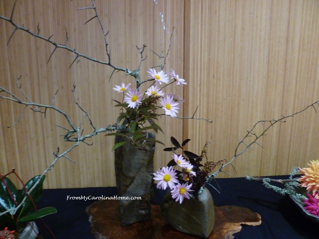 Ikebana Exhibit NC Arboretum at From My Carolina Home