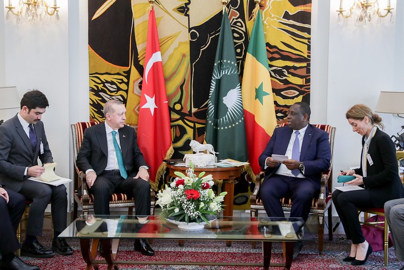 Arrivé du Président Recep Tayyip Erdoğan, Président de la République de Turquie