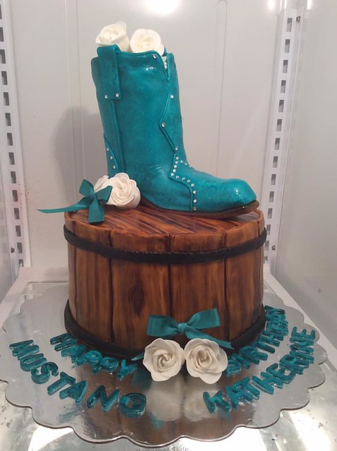 Cowgirl Boot Cake by Tara Curtice Ivie