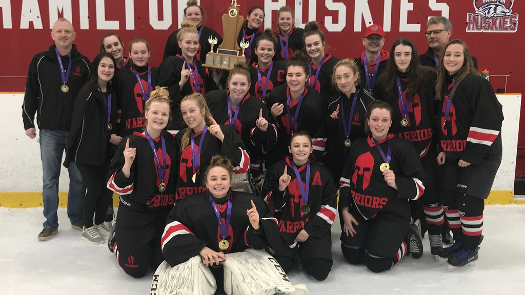 2017-18 Girls Hockey Champions: Waterdown Warriors