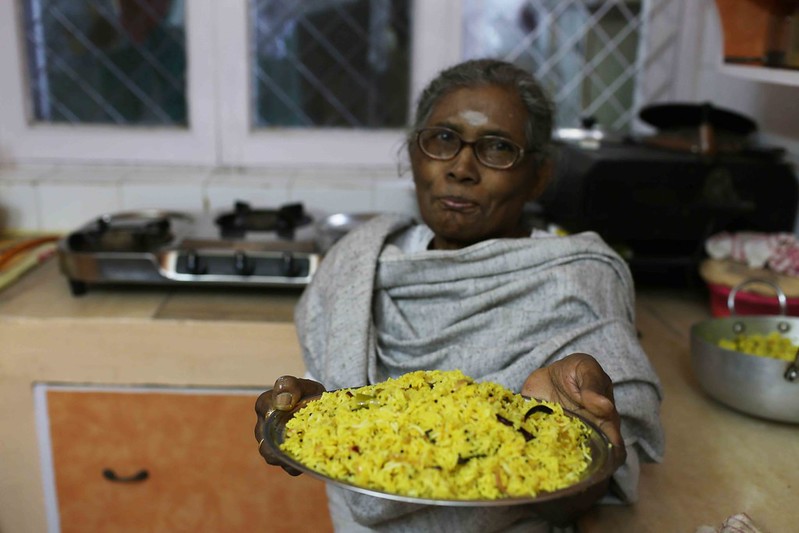 Julia Child in Delhi – Longtime Family Cook Amma Makes Her Narangi Rice, South Delhi