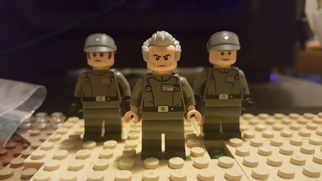 Lego Tarkin, Piett, and some other Imperial Officer