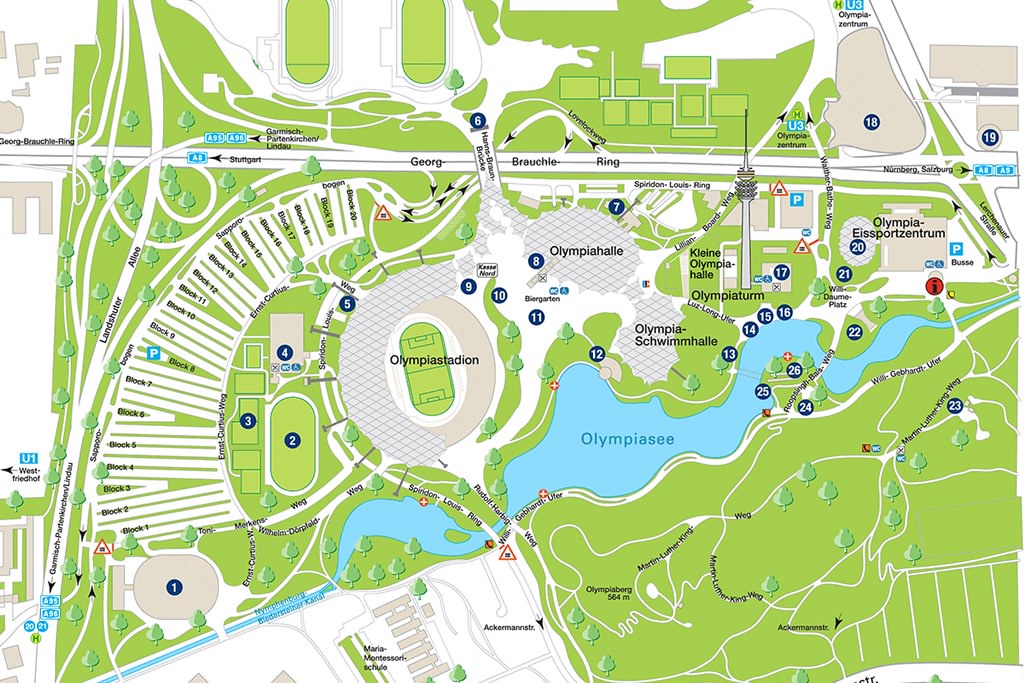 Olympiazentrum Map
