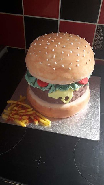 Burger Cake by Mark Paul
