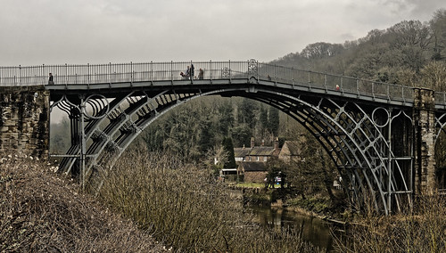 bridge england englishheritage ironbridge riversevern shropshire spring historical nikon ngc
