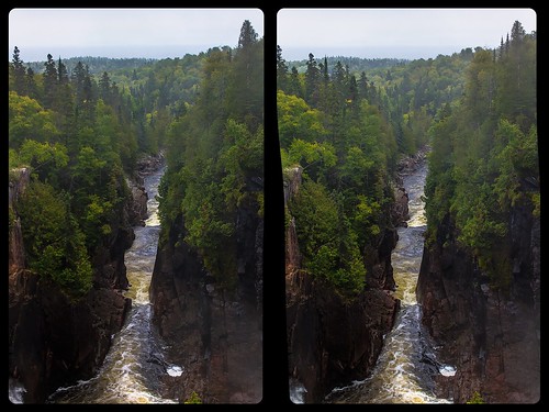 waterfall cascade cataract falls aguasabon gorge lake superior river hydro autumn mist north america canada province ontario crosseye crosseyed crossview xview cross eye pair freeview sidebyside sbs kreuzblick 3d 3dphoto 3dstereo 3rddimension spatial stereo stereo3d stereophoto stereophotography stereoscopic stereoscopy stereotron threedimensional stereoview stereophotomaker stereophotograph 3dpicture 3dglasses 3dimage hyperstereo twin canon eos 550d yongnuo radio transmitter remote control synchron kitlens 1855mm tonemapping hdr hdri raw