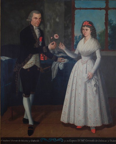 Matheo Vicente de Musitu y Zalvide and his Wife, 1799. From San Antonio Art Exhibit Reveals the City's First 100 Years of History