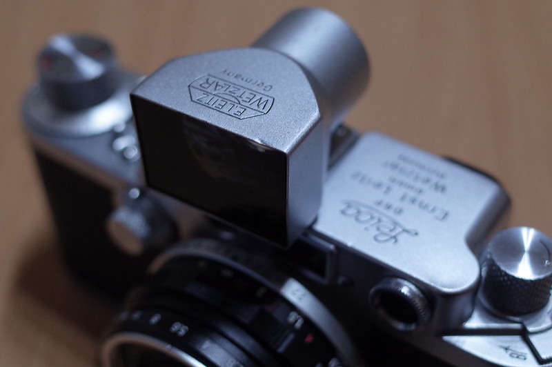 Leica Ⅲf Voigtlander COLOR SKOPAR 35mm F2 5  SBLOOファインダー部