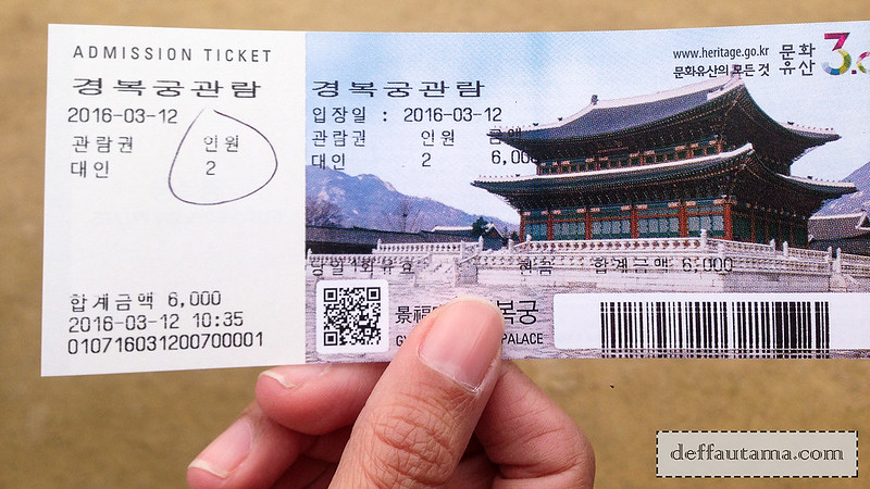 5 hari di Seoul - Gyeongbokgung Ticket