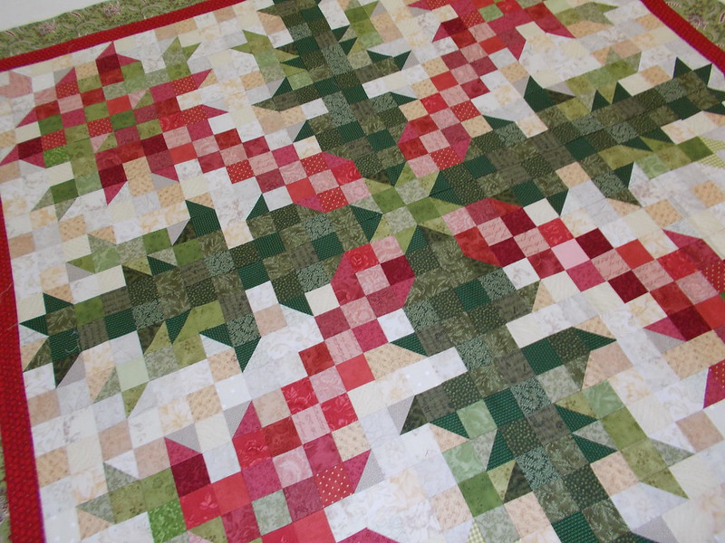 Christmas Cactus by Sandi Walton at Piecemeal Quilts