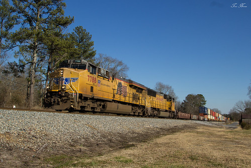 norfolk southern train railroad freight intermodal union pacific c45accte sd70m emd ge atlanta north division georgia seney 25q