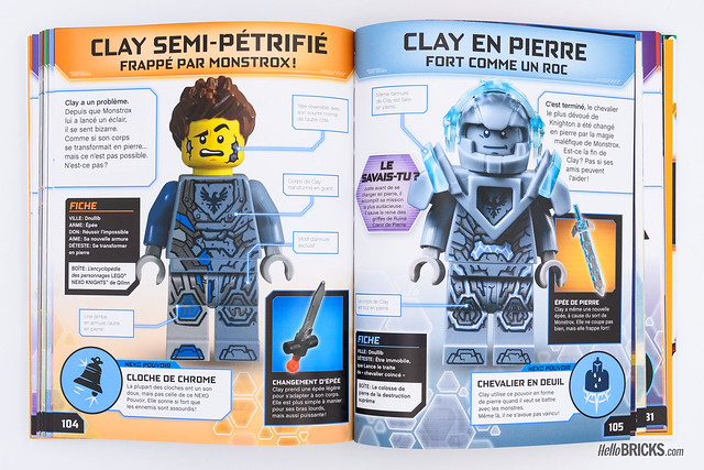 Review Livre LEGO : l'Encyclopédie des personnages Nexo Knights