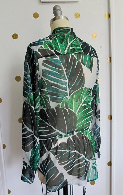 Polyester Chiffon Archer Shirt / Sprout Patterns