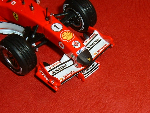 Pizarra F1 Schumacher Pitboard 1:43 // Scuderia Ferrari // Forza Michael!