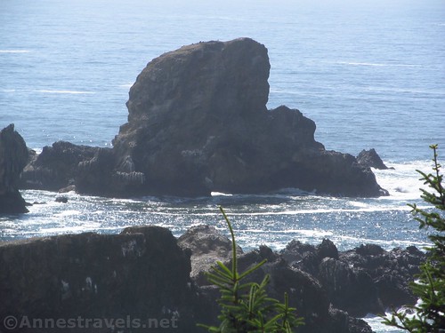 Close up of the sea arch (I think!) from Ecola Point in Ecola State Park, Oregon