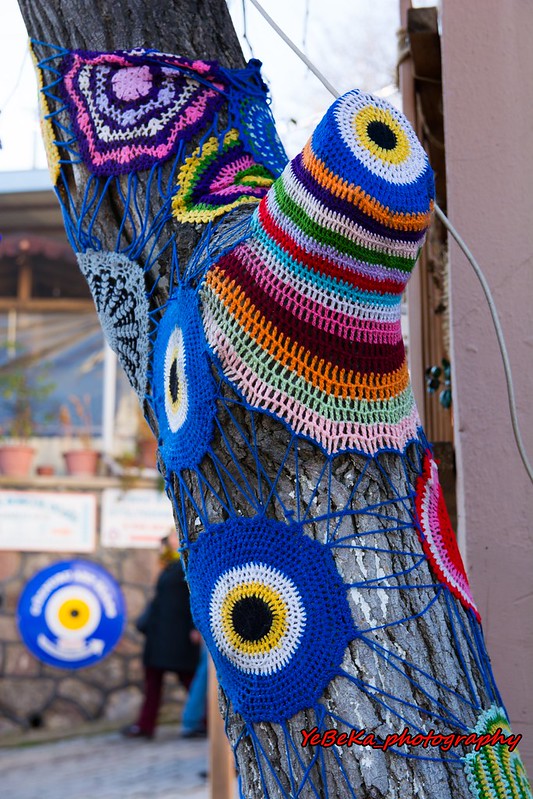 made of knitting, Evil Eye Bead