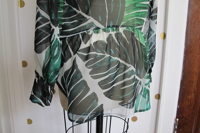Polyester Chiffon Archer Shirt / Sprout Patterns