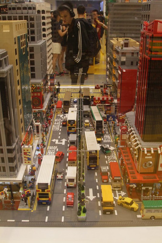 Nathan Road reproduced in Lego at the Hong Kong LEGO Store