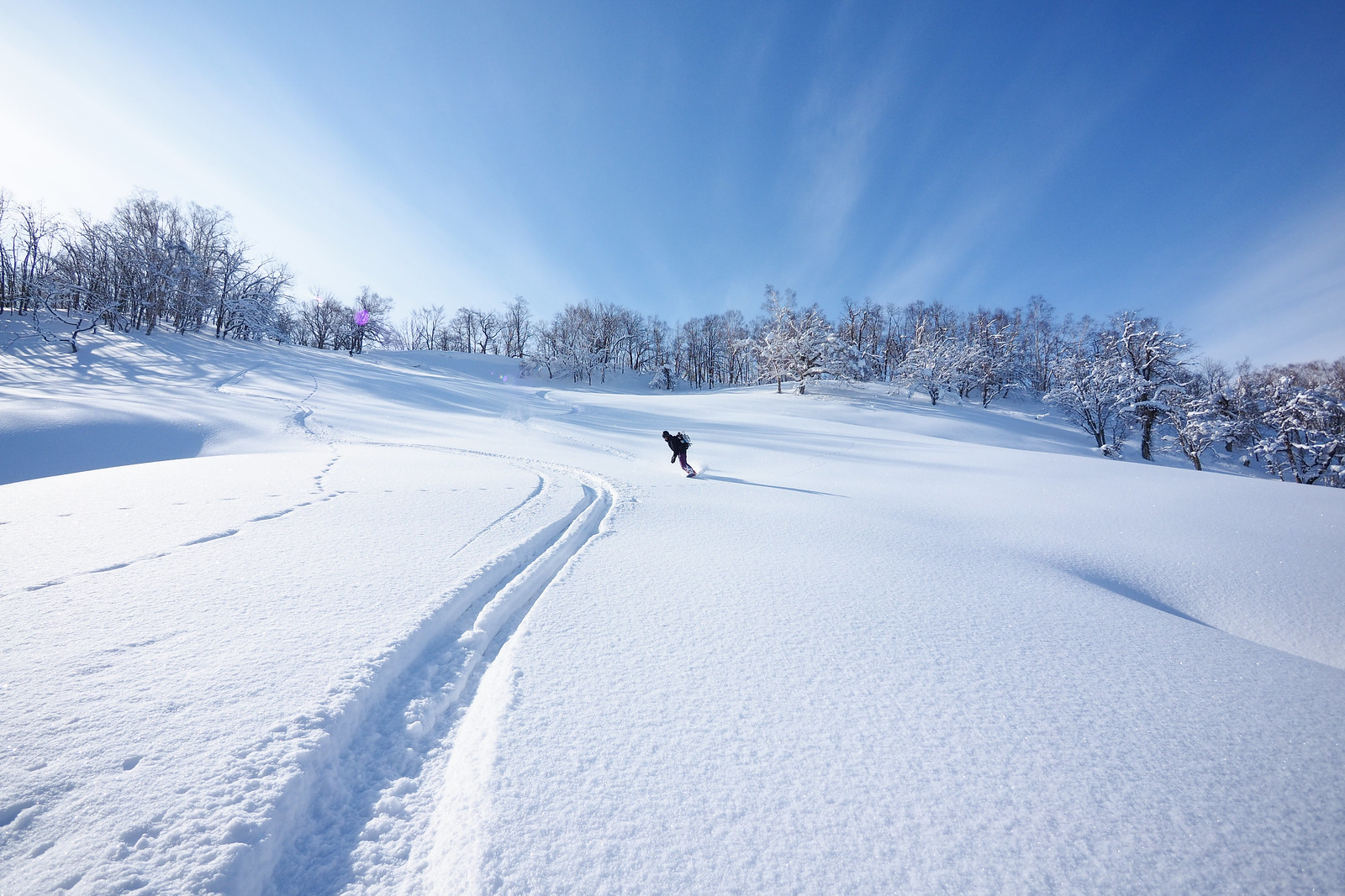 Mt. Goryo and Kami-Sunagawa Ski Field Ski Touring (Hokkaido, Japan)