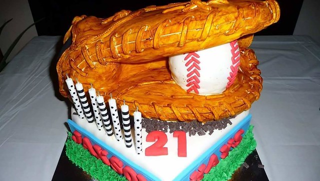 Softball Cake by Rex Hays