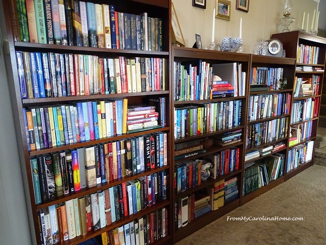 My Bookshelves at From My Carolina Home