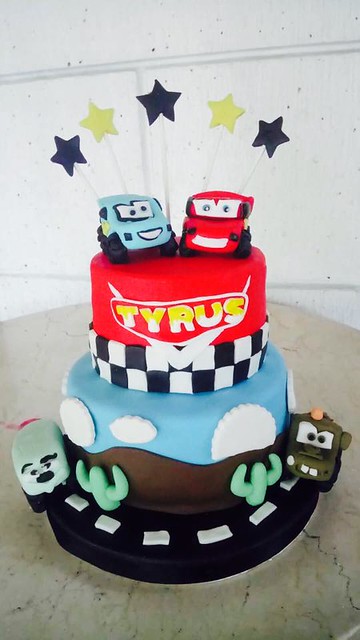 Cars Themed Cake by Jennifer Scid JusTine Sorne