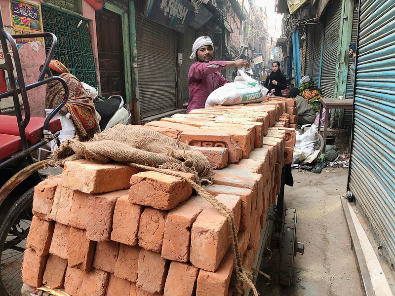City Life - Labourers' Load, Central Delhi
