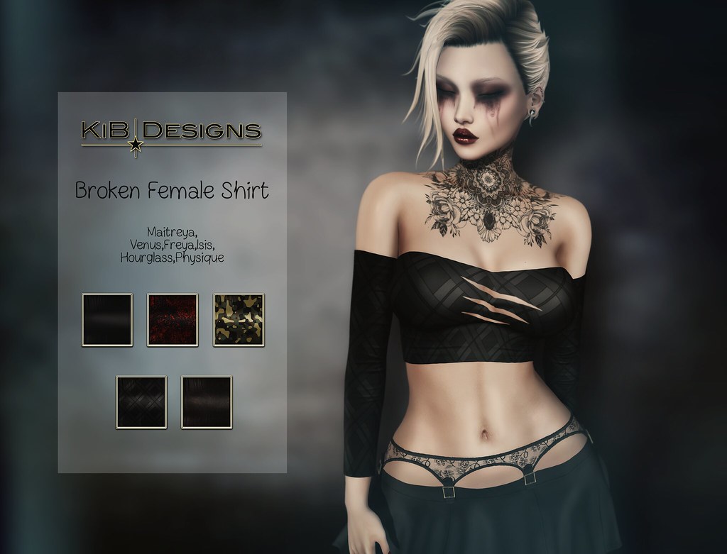 KiB Designs – Broken Shirts @The Darkness Event