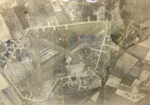 aerial photo of RAF Woodhall Spa