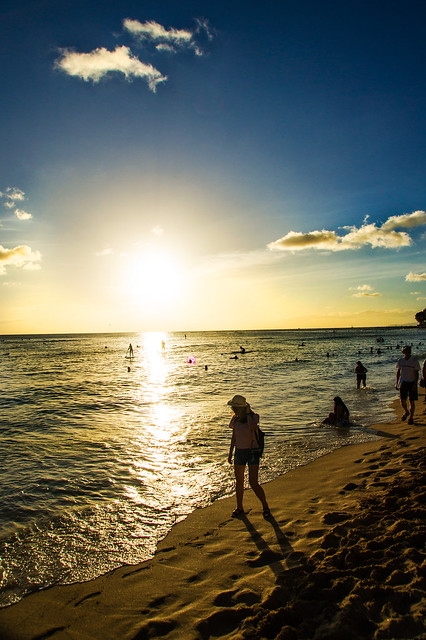 Waikiki Beach Sunset