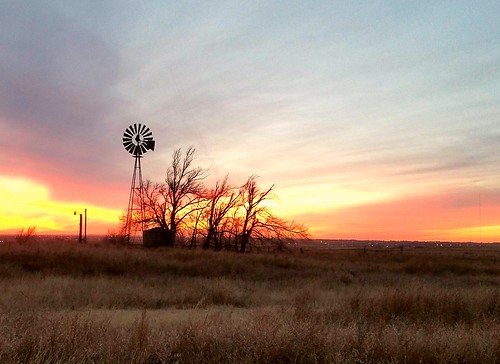 texas sunset panhandle amarillo windmill plains west
